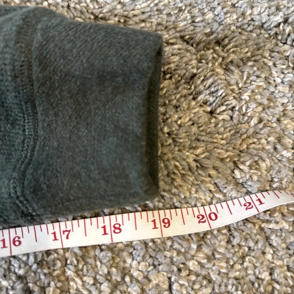 Banana Republic Men's 1/4 Zip Sweater Dark Green Size Medium